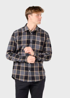 Klitmoller Collective Hemden-Thor shirt - Grey/sand check Green/greycheck