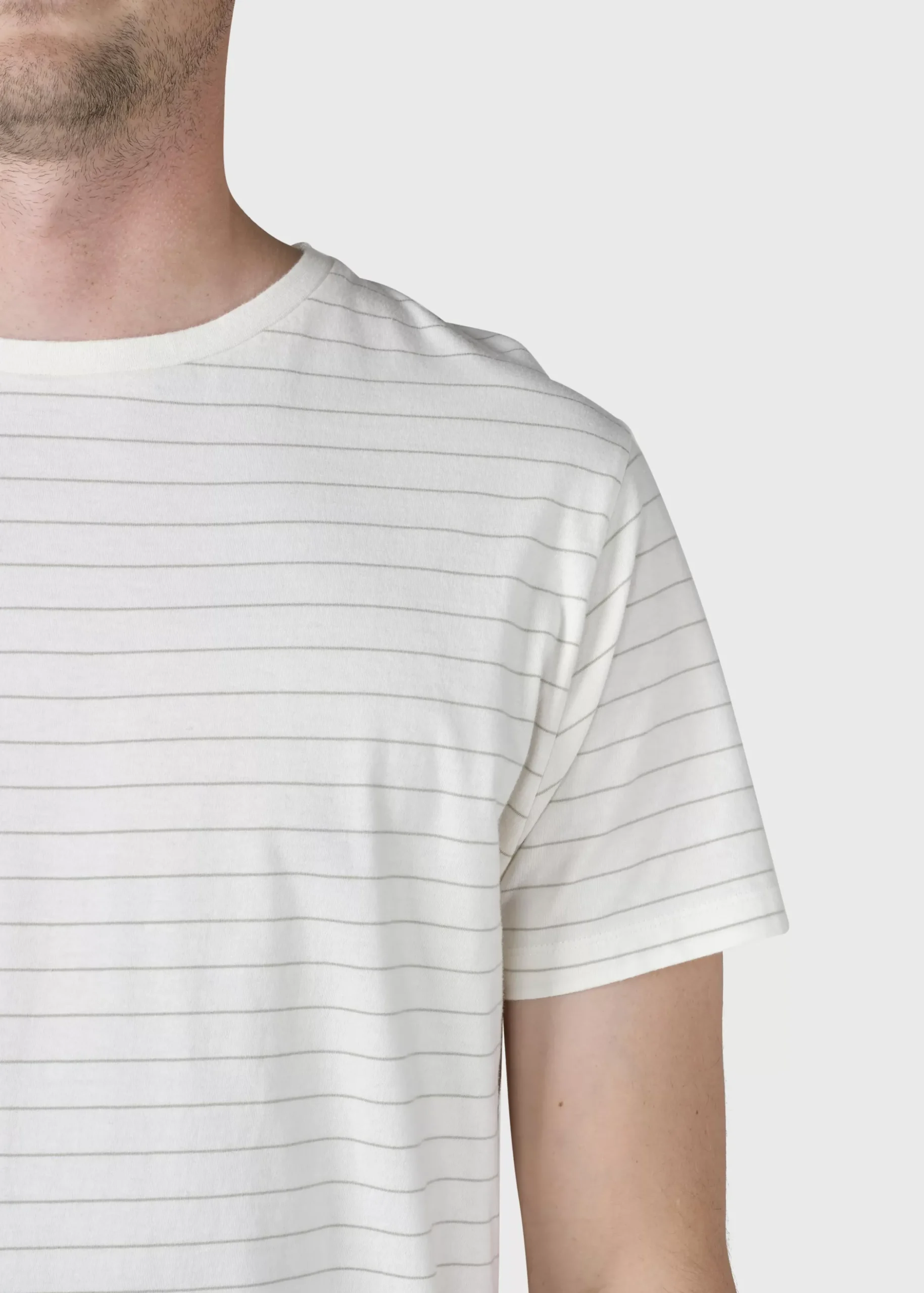 Klitmoller Collective T-shirts-Tom tee - Cream/sage