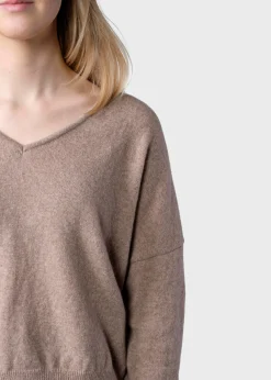 Klitmoller Collective Strick-Vanessa knit - Sand Clayred