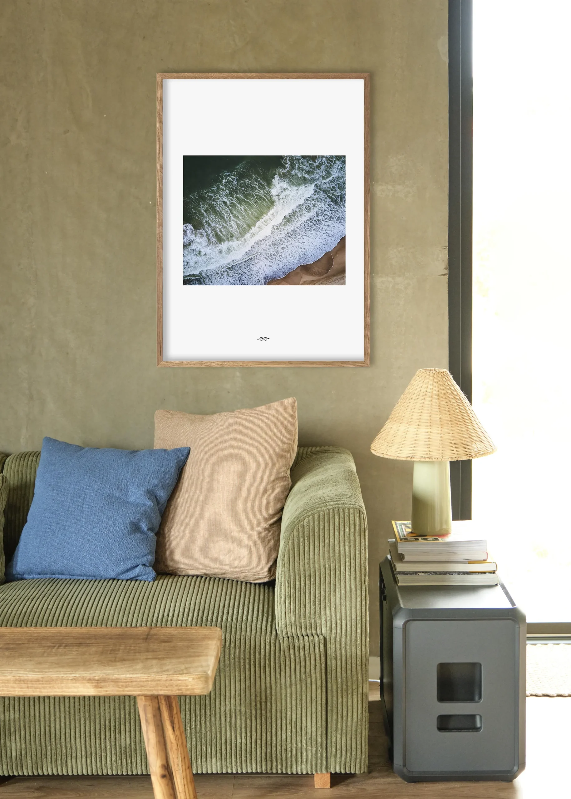 Klitmoller Collective Posters 40x50-White space - From above landscape 40x50 - Poster
