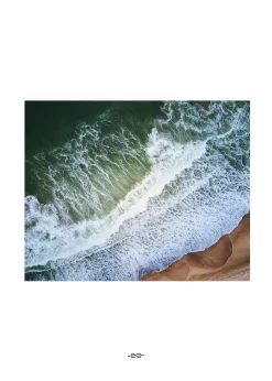 Klitmoller Collective Posters 40x50-White space - From above landscape 40x50 - Poster