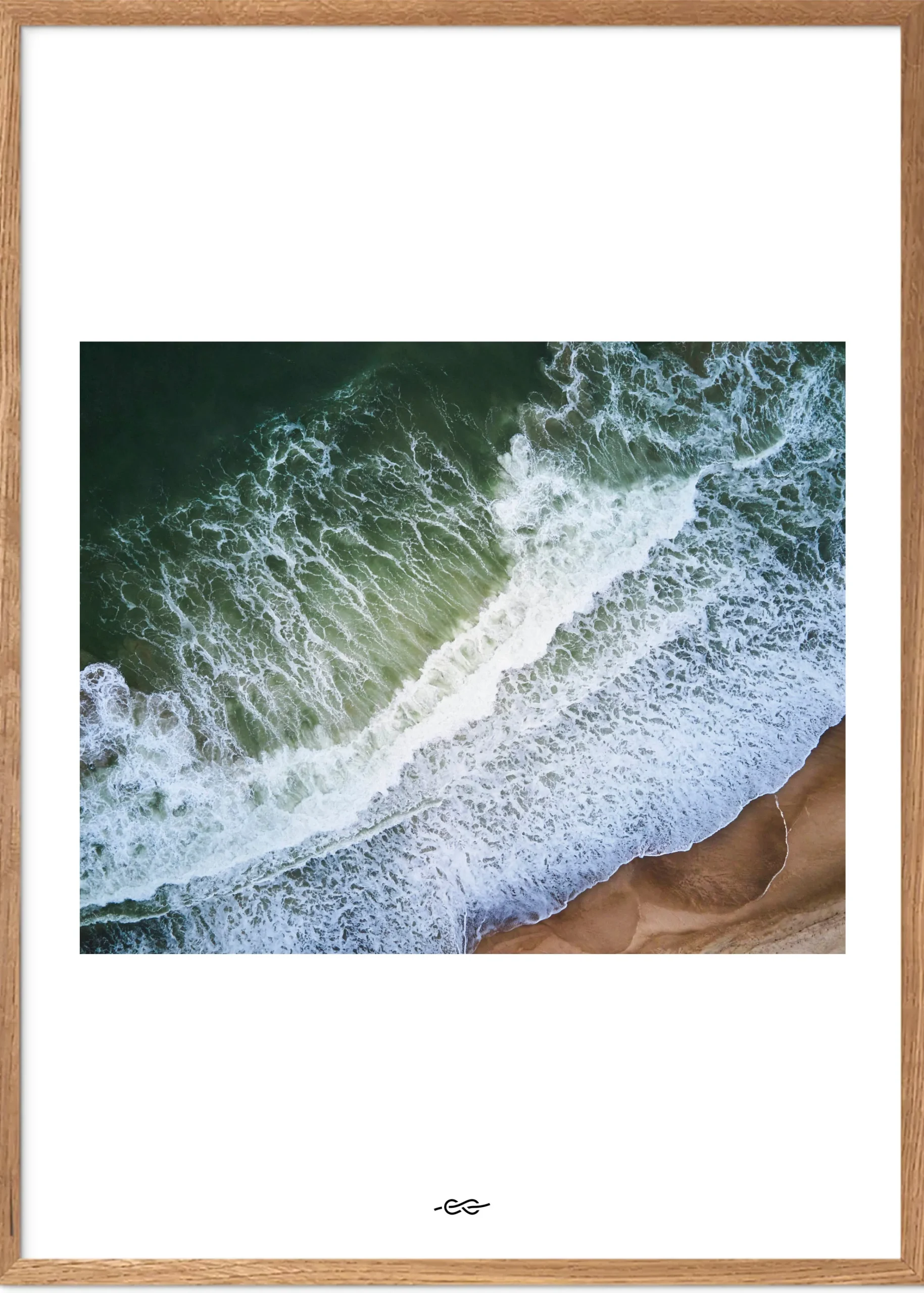 Klitmoller Collective Posters 40x50-White space - From above landscape 40x50 - Poster