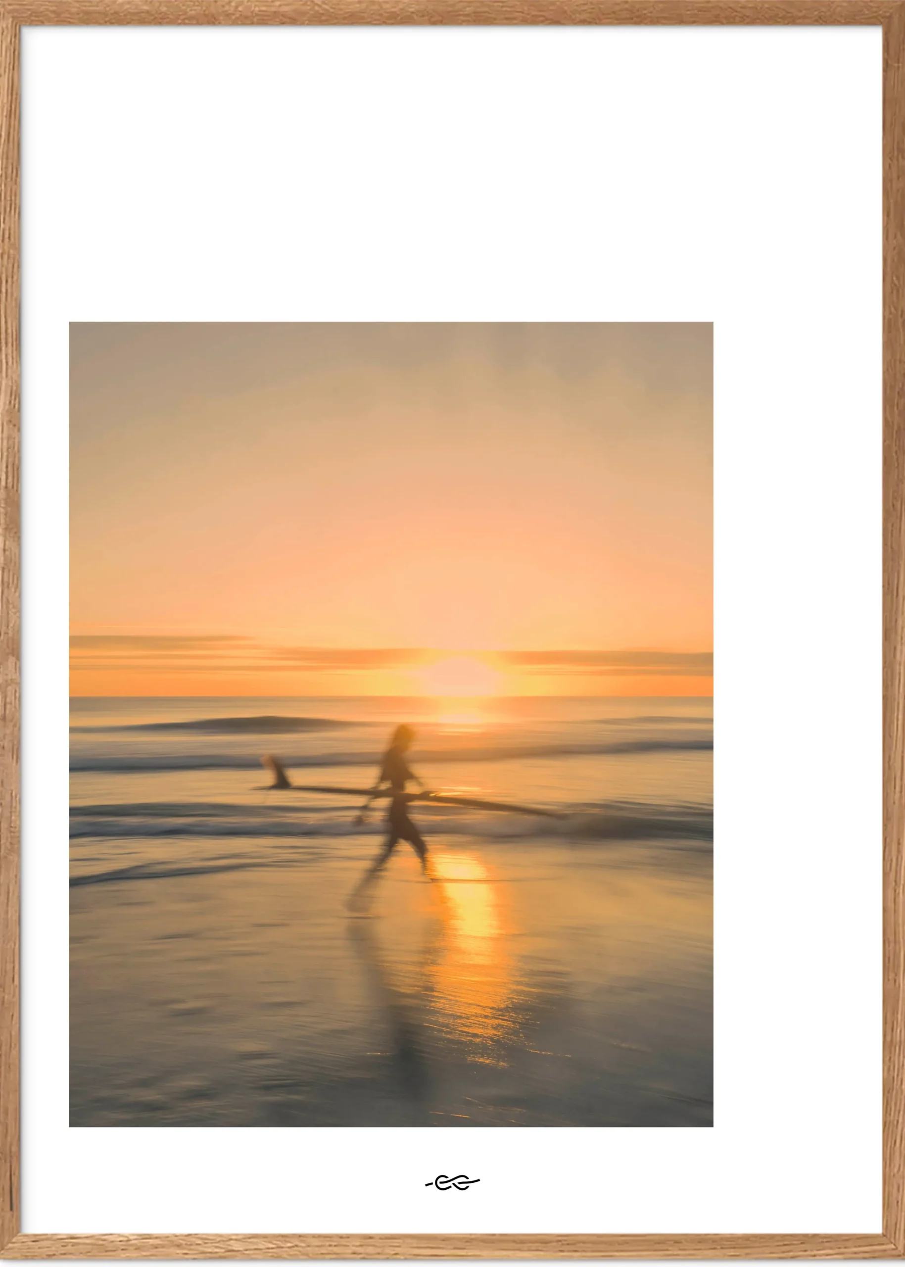 Klitmoller Collective Posters-White space - Sunset walk 50x70 - Poster