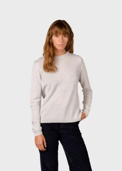 Klitmoller Collective Strick-Womens basic merino knit - Ocean