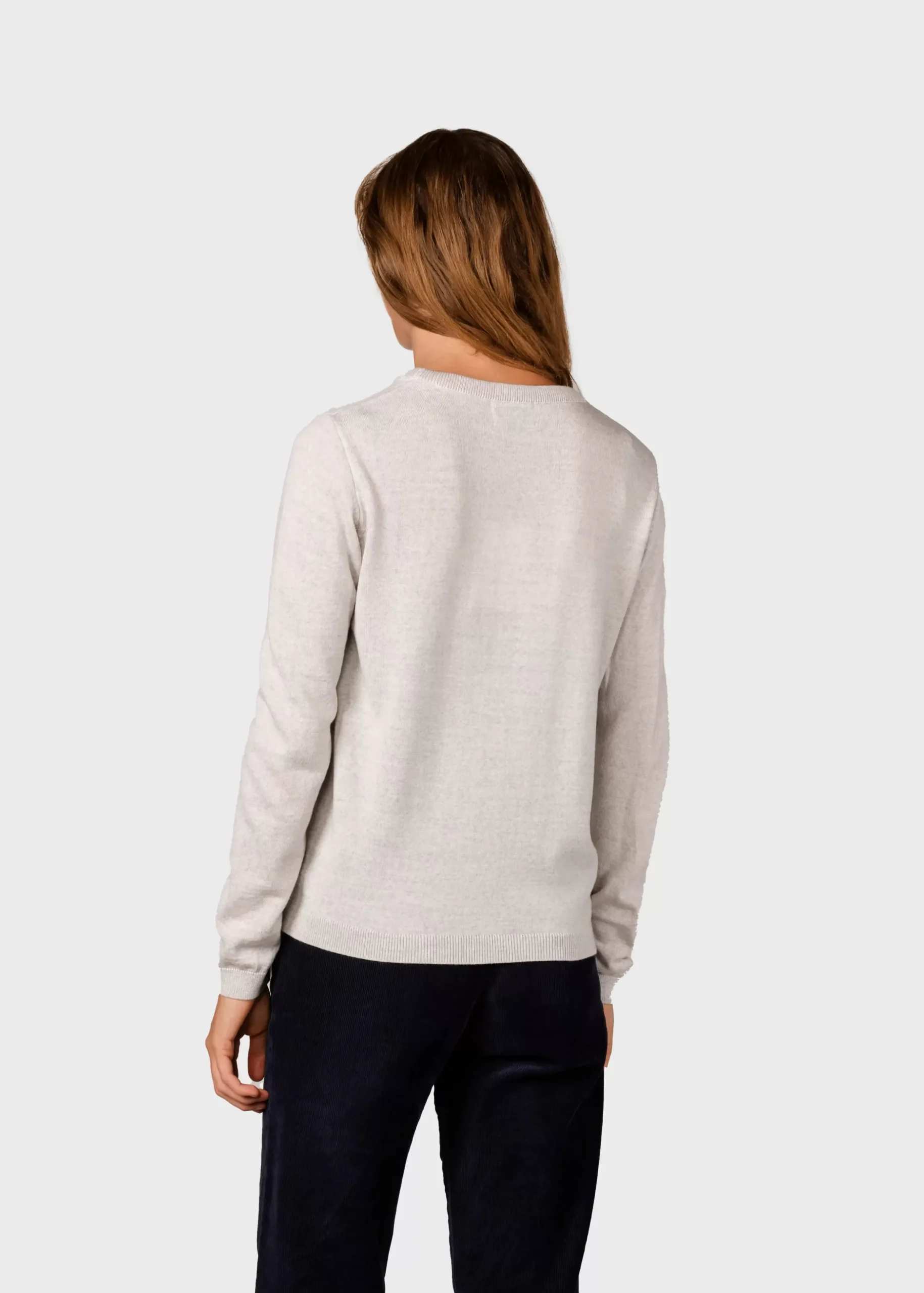 Klitmoller Collective Strick-Womens basic merino knit - Ocean