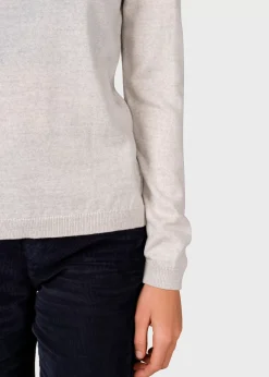 Klitmoller Collective Strick-Womens basic merino knit - Ocean