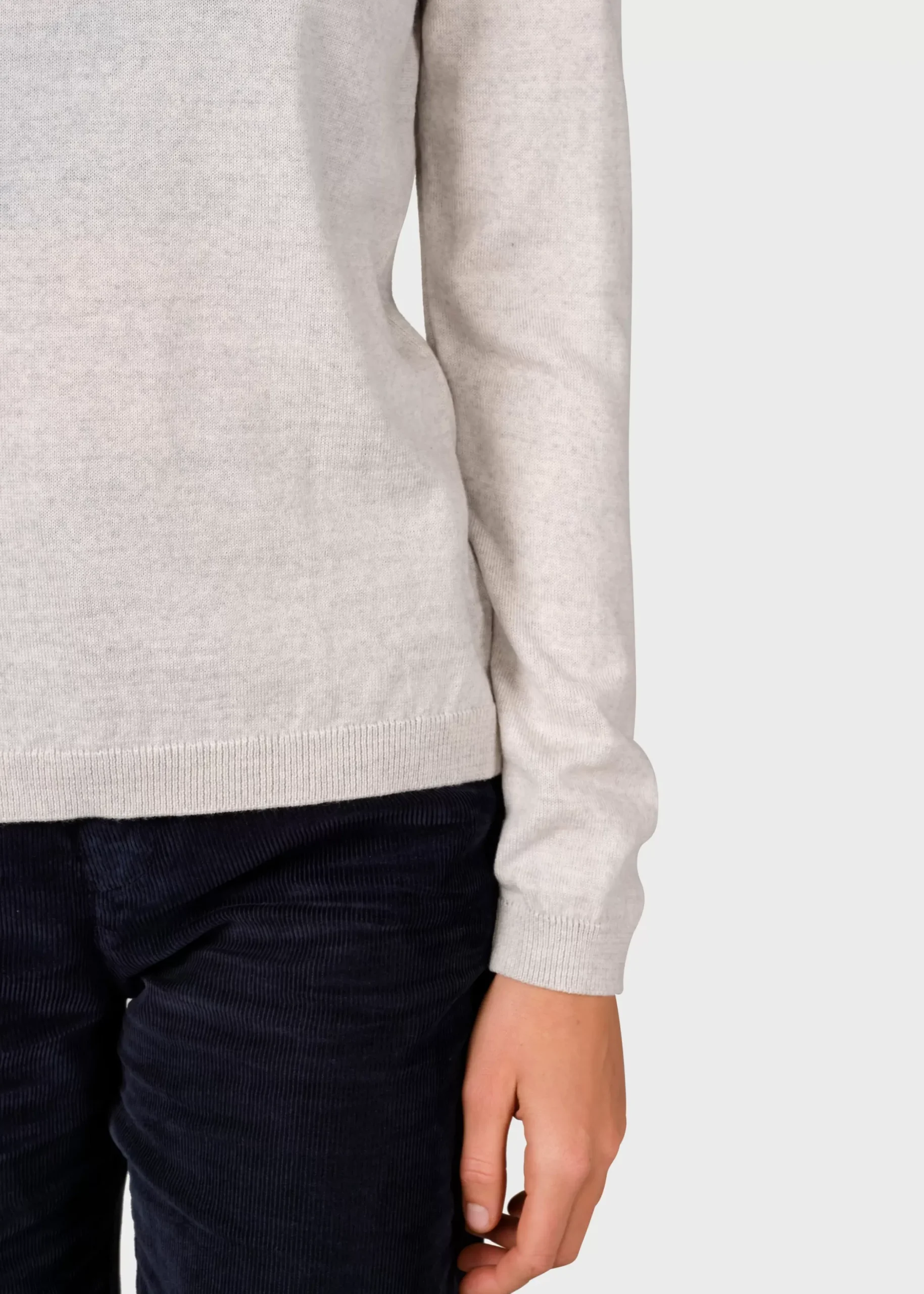 Klitmoller Collective Strick-Womens basic merino knit - Ocean