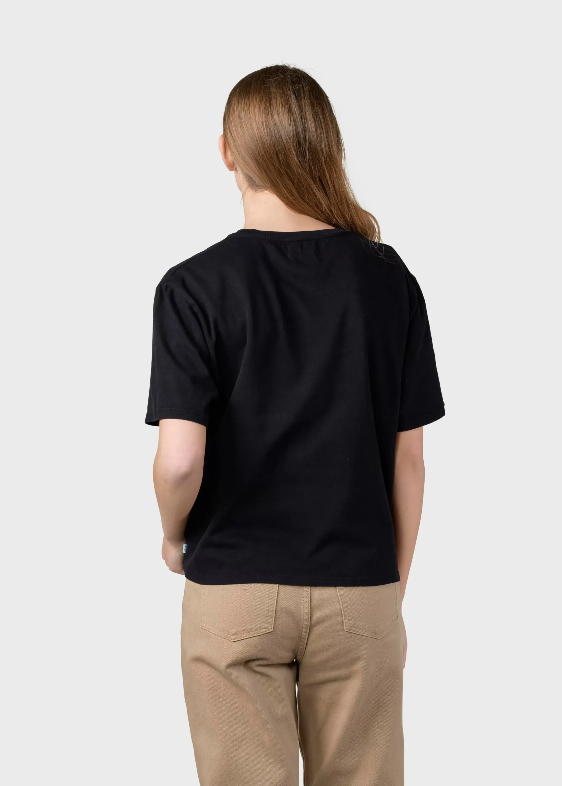 Klitmoller Collective T-shirts-Womens boxy tee - Black White