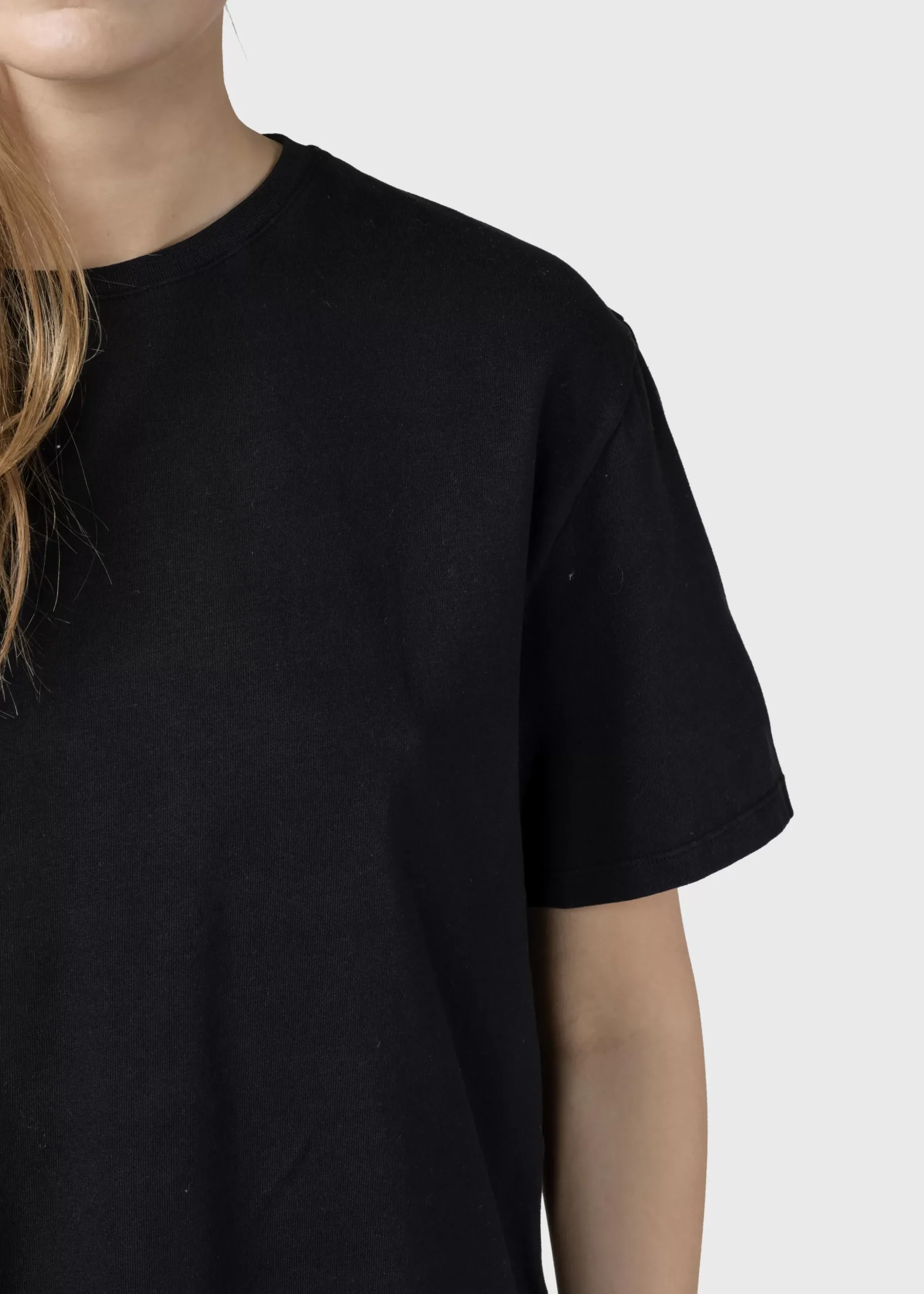 Klitmoller Collective T-shirts-Womens boxy tee - Black White