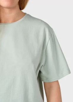 Klitmoller Collective T-shirts-Womens boxy tee - Sage White