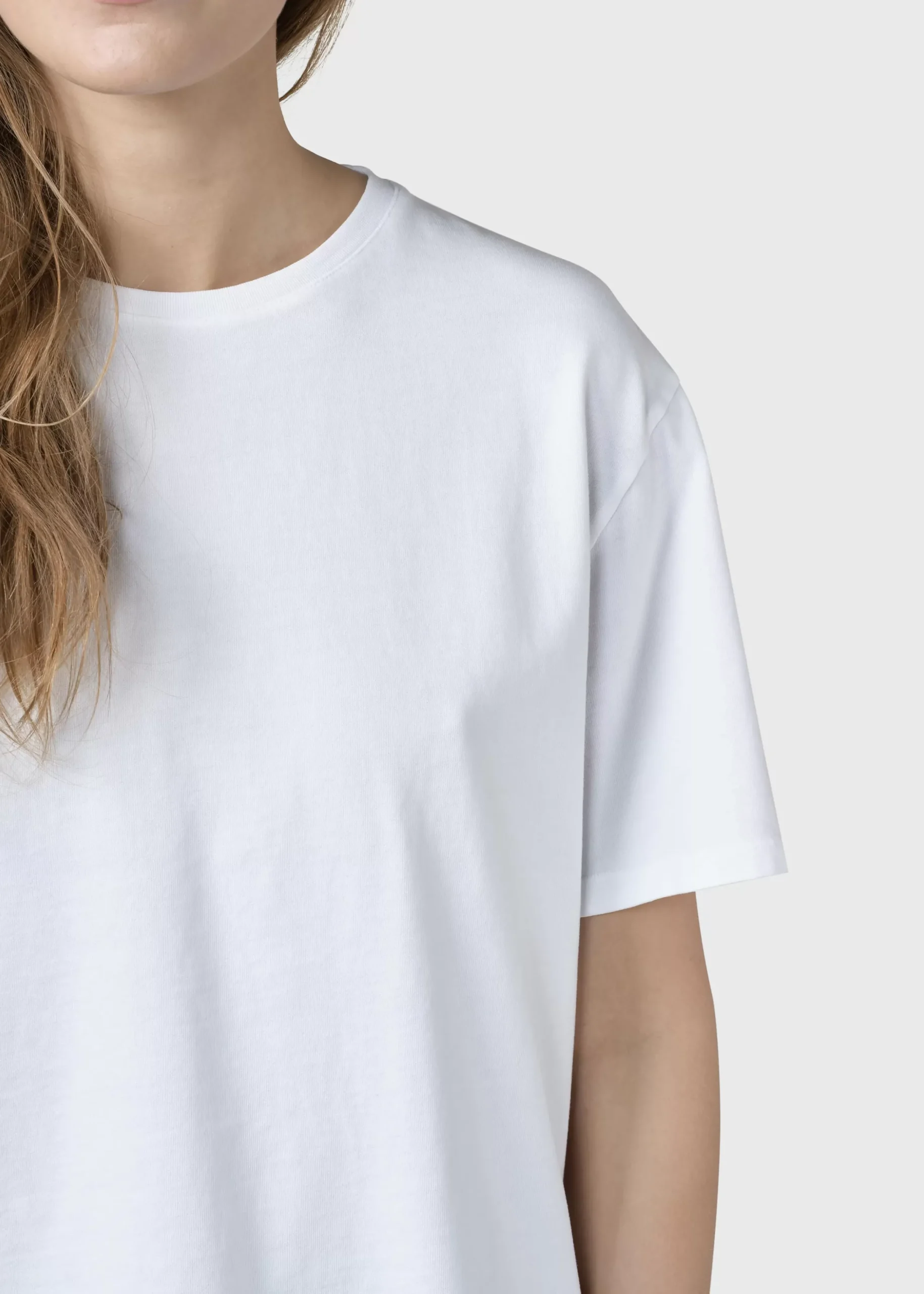 Klitmoller Collective T-shirts-Womens boxy tee - White