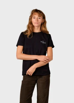 Klitmoller Collective T-shirts-Womens small logo tee - Black