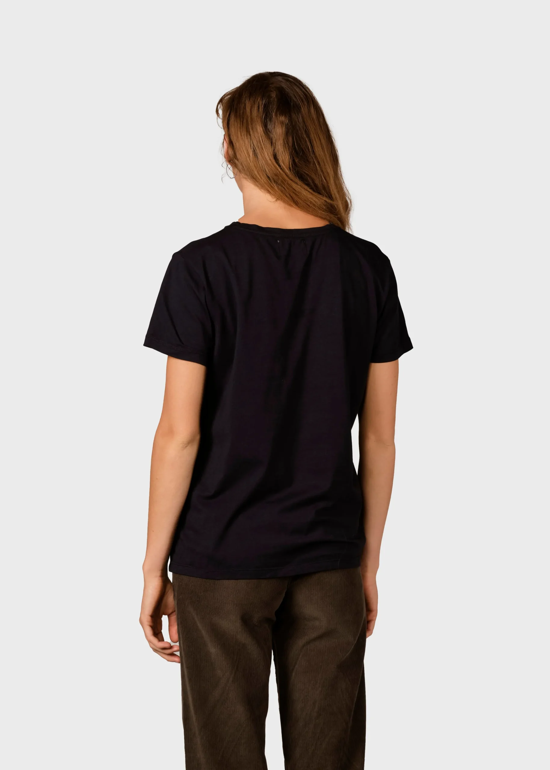 Klitmoller Collective T-shirts-Womens small logo tee - Black