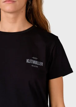 Klitmoller Collective T-shirts-Womens small logo tee - Black