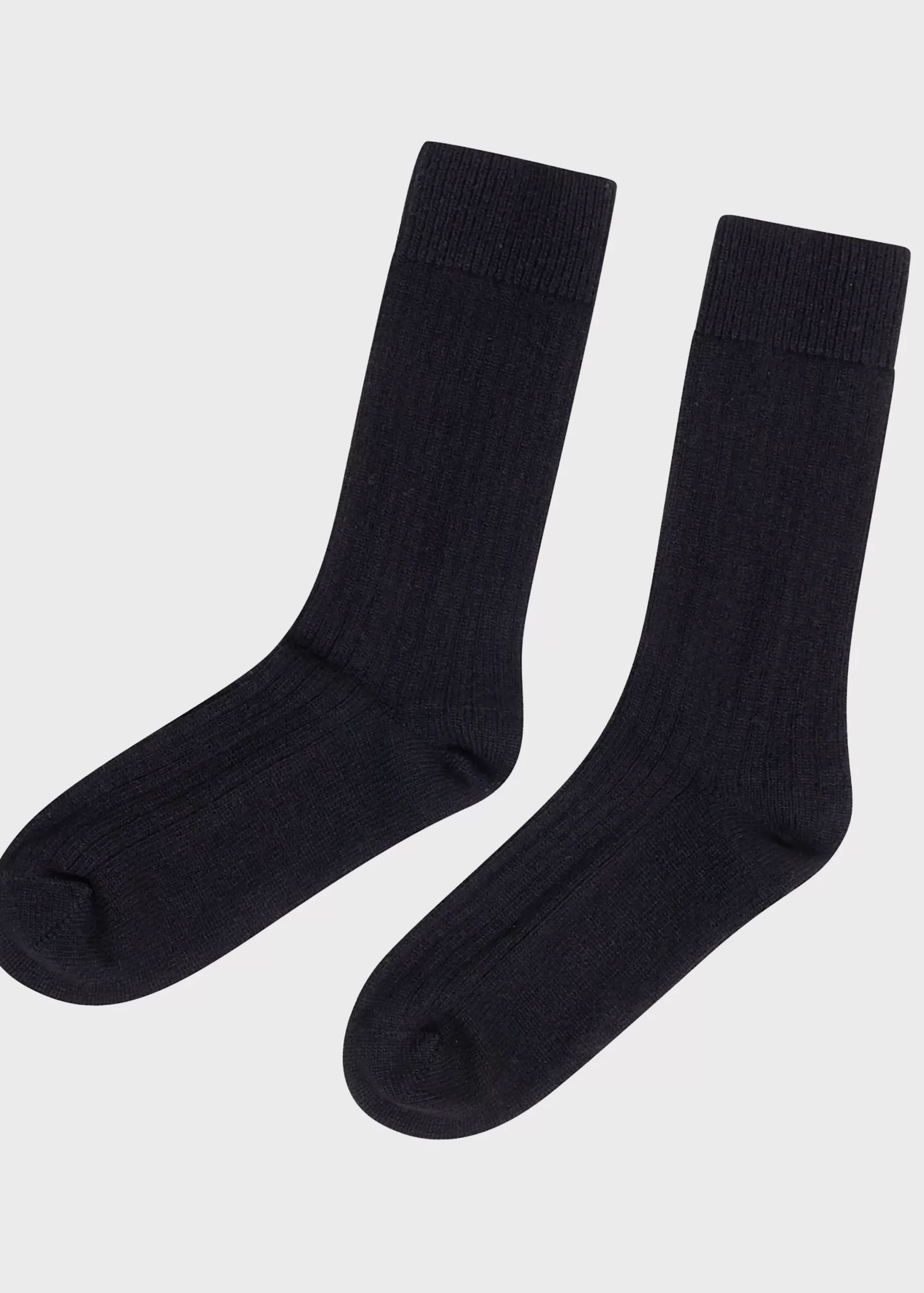 Klitmoller Collective Accessories-Wool sock - Black Navy